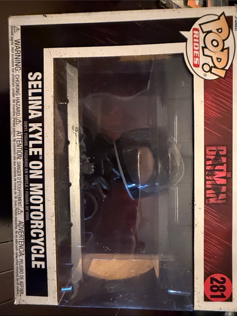 Funko Pop Rides Selina Kyle Motorcycle - Black & Red